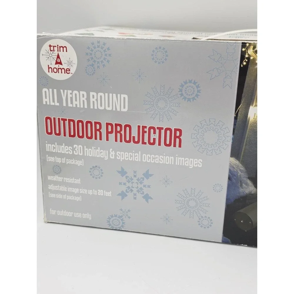 Outdoor Projector All Year Round Holiday Christmas  Trim a Home‎ K-mart Vintage